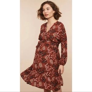 Mimi Maternity Surplice Dress